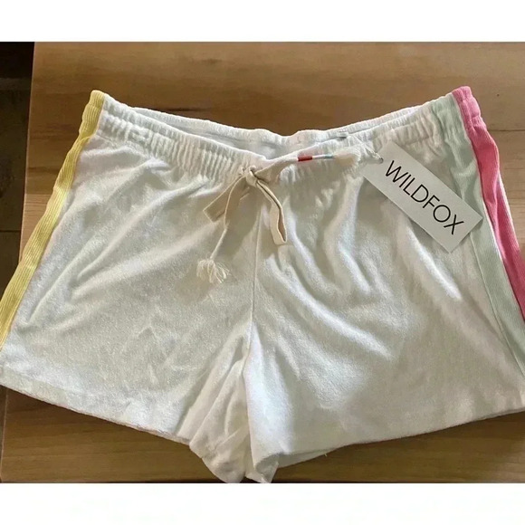 Wildfox Candy Stripe Miami Terry  Short L - Picture 9 of 9